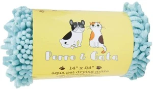 Pet Mitt Drying Towel Soft Microfiber Reusable Dog Cat Grooming Absorbent Towel - Picture 1 of 36