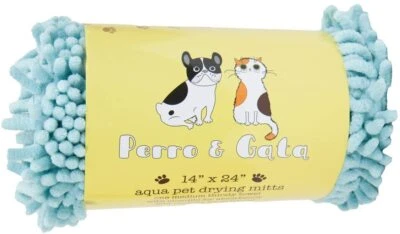 Pet Mitt Drying Towel Soft Microfiber Reusable Dog Cat Grooming Absorbent Towel