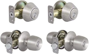 Paquete de proyecto de entrada con llave de un solo cilindro de acero inoxidable Brandywine Defiant - Imagen 1 de 2