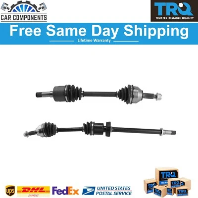 TRQ Novo Par Completo de Conjunto de Eixo Frontal CV para Taurus Flex MKT MKS FWD - Imagem 1 de 4