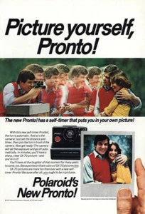 Polaroid 1977: Picture Yourself Pronto anuncio impreso vintage - Imagen 1 de 1