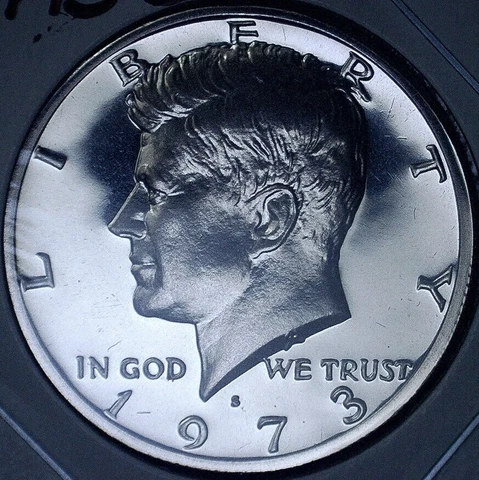 1973-S Kennedy Half Dollar - TYPE 3 COPPER NICKEL CLAD, PROOF STRIKE - #2 Cover
