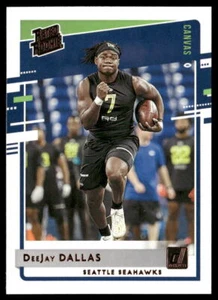 DeeJay Dallas 2020 Donruss #345 clasificación novatos lona Seattle Seahawks - Imagen 1 de 2