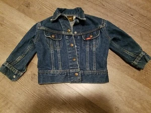 Vintage Lee Riders Youth Denim Jacket Size 4  - Picture 1 of 3