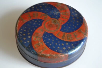 BISCUITS OLIBET PARIS FRANCE ART DECO BOITE TOLE LITHO PUB ANCIENNE TIN BOX - Photo 1/4