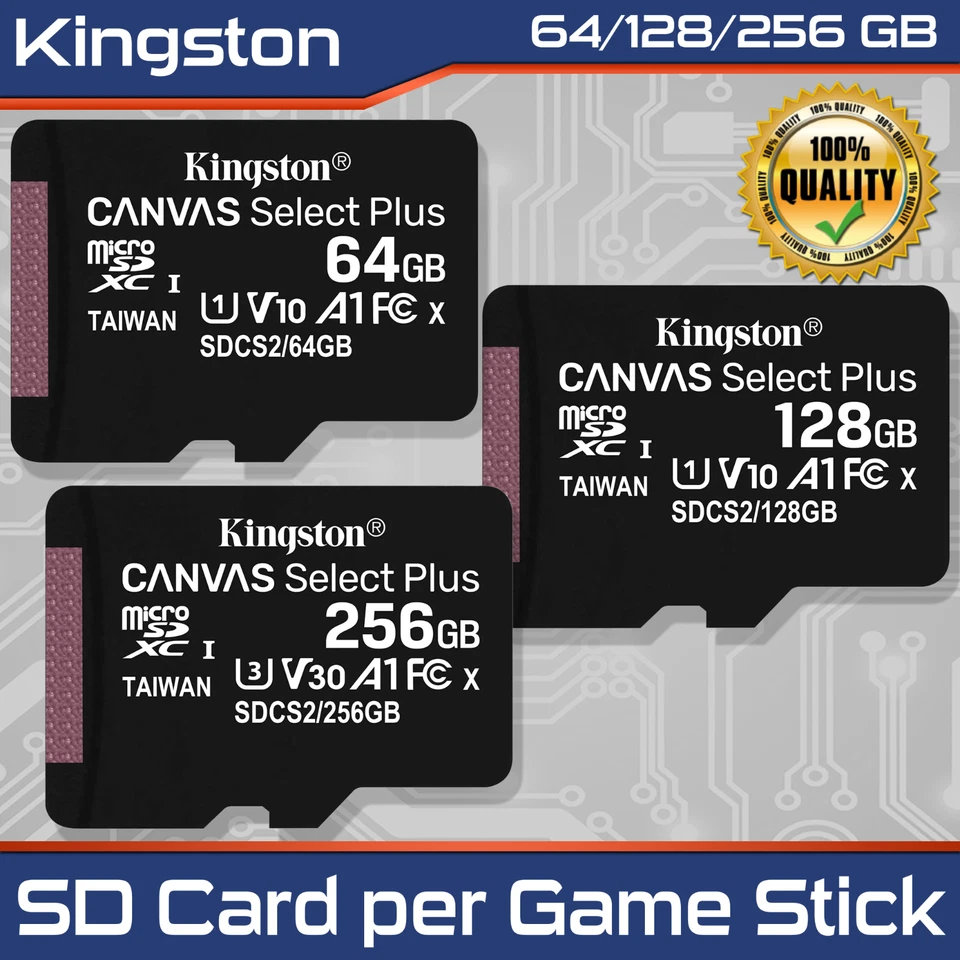 Scheda SD per  Game Stick (vari modelli) | 64GB 128GB 256G | No Console - Immagine 1 di 1