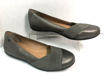 Nuture Breeze Mujer Planos Talla 9 M Color Peltre Cuero #N Foto 1 de 4