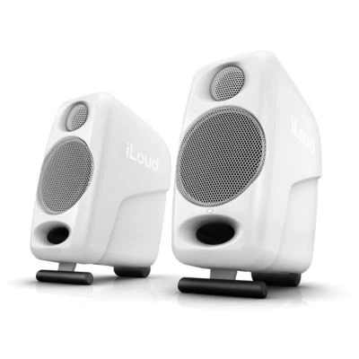 IK Multimedia iLoud Ultra Compact Studio Monitors w/bluetooth & DSP (Pair) White - Image 1 of 4