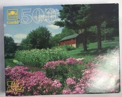 全新 复古 威斯康星花园 500 件 15.5 英寸 X 18 英寸 拼图 10 岁 成人 — 第 1/3 张图片
