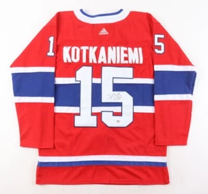 Jesperi Kotkaniemi Signed Montreal Canadiens Jersey (PSA) - Picture 1 of 6