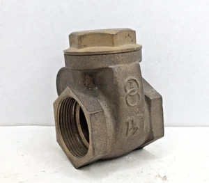 1-1/2" NPT Quick Opening Gate Valve Bronze Brass Lever Operated **Missing Lever* - Picture 1 of 4