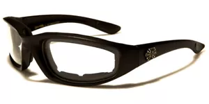 Gafas de moto CHOPPERS gafas de sol anti niebla West Coast gafas de motociclista acolchadas - Imagen 1 de 34