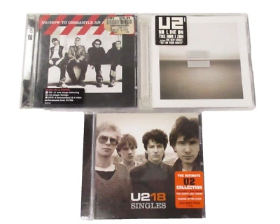 U2 CD Bundle How To Dismantle An Atomic Bomb-No Line on the Horizon-U218 Singles - Image 1 of 4
