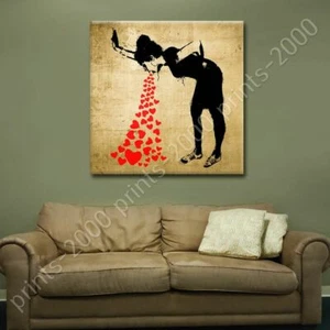 Lovesick by Banksy | Poster or Wall Sticker Decal | Wall art oil painting - Picture 1 of 18