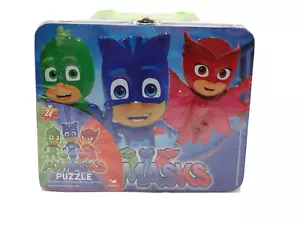 PJ Masks Puzzle 24 Pieces Lunch Box Collectible Tin Children Cartoon New Sealed - Imagen 1 de 7