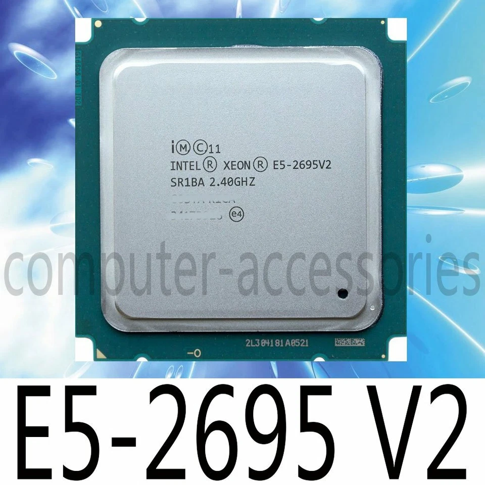 Intel Xeon E5-2695 V2 E5-2695V2 2.40GHz 12-Core 30MB LGA2011 CPU Processor - Image 1 of 1