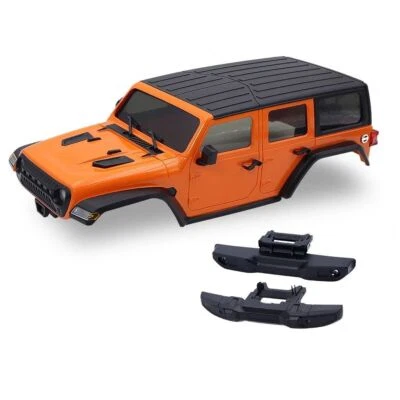 Hardtop Body Kit with Front Rear Bumpers Set for Traxxas 1/18 RC Crawler TRX4M   - Image 1 of 4