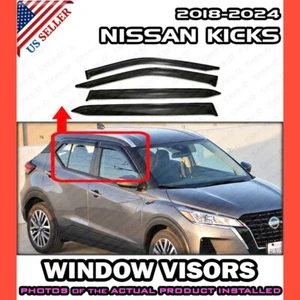 para 2018 → 2024 Nissan Kicks/parasoles de ventana deflector sombra protección de ventilación - Imagen 1 de 4