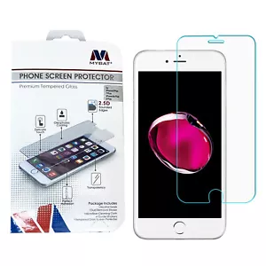 Tempered Glass Screen Protector Apple iPhone 8 Plus 7 Plus 6s Plus 6 Plus Clear - Picture 1 of 6