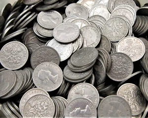 CLEAN BRITISH SIXPENCES BULK BUY FROM 1953-67 CHOOSE YOUR AMOUNT FREE UK POST - Picture 1 of 6