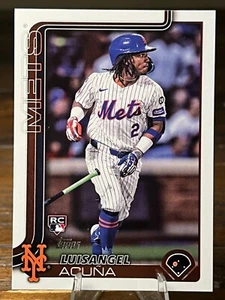 2025 Topps Series 2 #524 Luisangel Acuña [RC] New York Mets - Picture 1 of 18