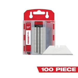 Milwaukee 48-22-1900 100 piezas cuchillas utilitarias de uso general con dispensador - Imagen 1 de 4