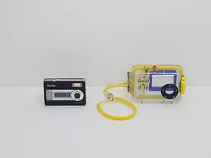 Vivitar Vivicam 5188 Digital Camera, 5.0 MP. & Underwater Case Working Condition - Picture 1 of 13
