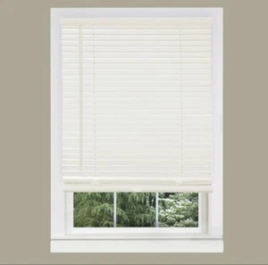 BNIB! Cordless Window Minds Mini Blinds 1" Slats Alabater Vinyl Blind 36” X 64” - Picture 1 of 5