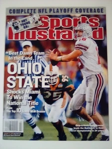 Enero 2003 Sports Illustra OSU Nat'l Champs, primero en 34 años. + Información de playoffs NFL - Imagen 1 de 7