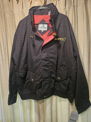nwt Vtg. Slick 50 Racing Sportswear Black w/red Jacket Size 2XL HK Unused Zip Up - Image 1 of 4