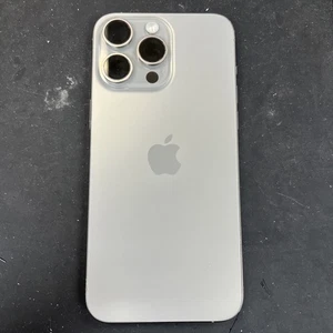 Carcasa marco trasero de titanio natural para iPhone 15 Pro Max OEM grado de repuesto AB - Imagen 1 de 2