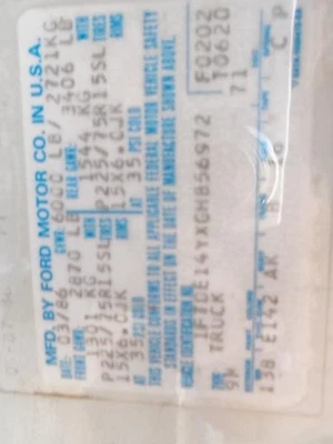 Puerta delantera izquierda usada cristal delantero se adapta a: Ford E150 1986 furgoneta delantera izquierda grado A Foto 1 de 4