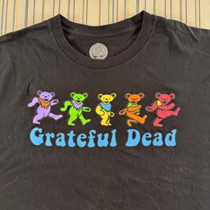 Camisa Grateful Dead Para Hombre Extra Grande Negra Osos Bailando Gráfico 2022 - Imagen 1 de 8