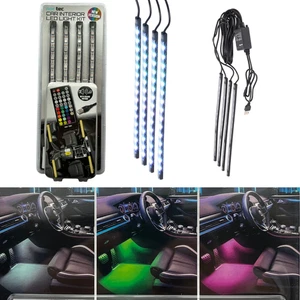 Multicolor RGB LED Strip 4er Set 15 Farben Sound USB Fernbedienung Nor-Tec NEU - Bild 1 von 7