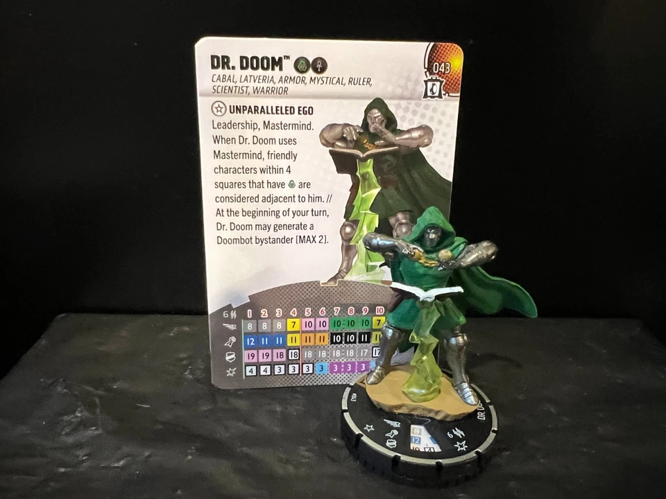 Heroclix Marvel Collectors Trove: Chase Dr. Doom #031a w/card - Image 1 of 4
