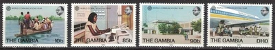 GAMBIA: 1983 SC#481-84 MNH 19º Año Mundial de las Comunicaciones AP4045 Foto 1 de 2