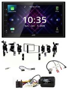 JVC DAB 2DIN Lenkrad Bluetooth USB Autoradio für Nissan Micra 2013-2017 - Bild 1 von 12