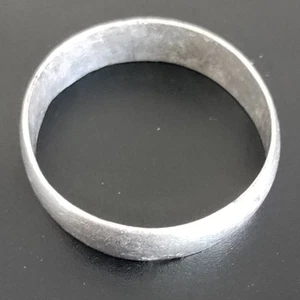 13th-17th Century Likely Medieval Silver Ring! Simple Band, Size 10, Nice! - Picture 1 of 3