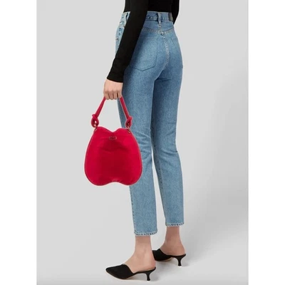 Bolso con asa superior de gamuza Escada Foto 1 de 4