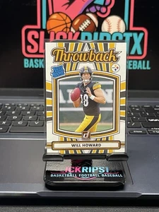 2025 Panini Donruss - Rated Rookie Will Howard (RC) Throwback #30 - Picture 1 of 2