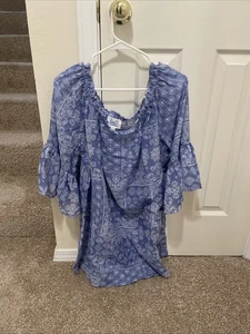 Beach Lunch Lounge Blouse - Women’s XL - Picture 1 of 5