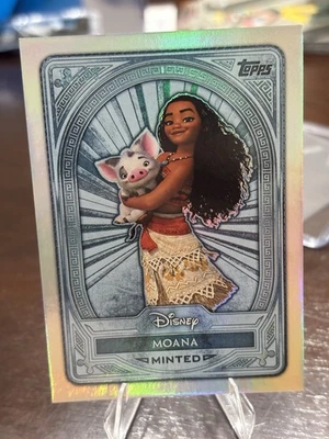 2025 Disney Mint Minted #109 Moana Platinum SP /99 - Image 1 of 3
