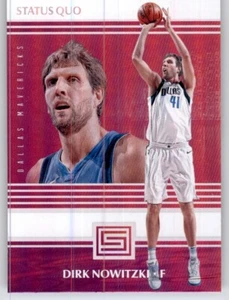 2017-18 Status Quo Dirk Nowitzki Inserto Foil NBA PWE Mavericks #5 - Foto 1 di 2