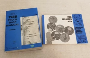 [1988] Ford Aerostar Service/Shop/Repair Manual & Electrical Wiring Diagrams Set - Bild 1 von 12
