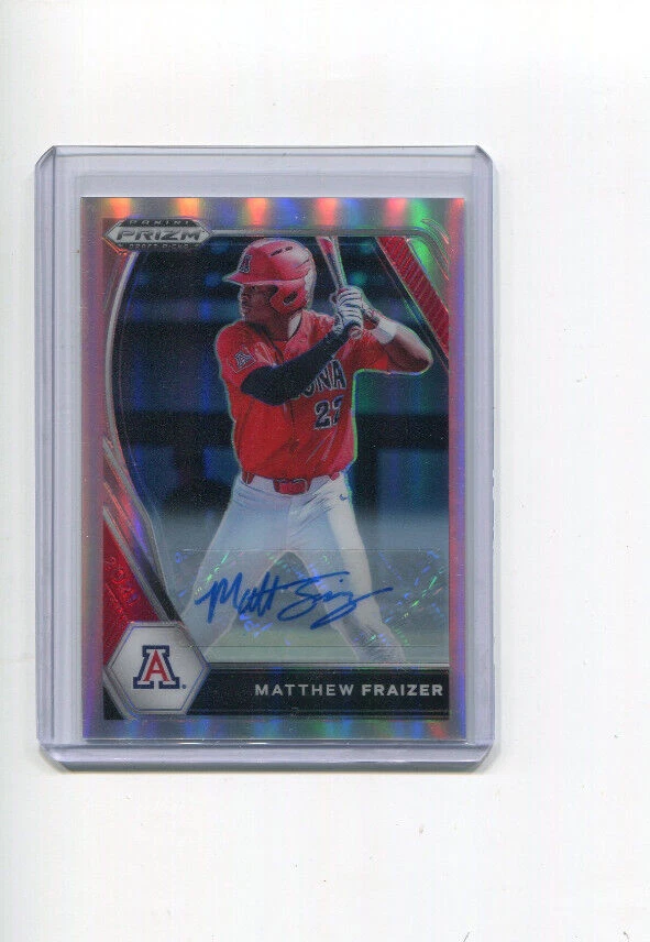 2021 Prizm Draft Picks Autographs Silver Prizm Matthew Matt Fraizer Auto - Image 1 of 1
