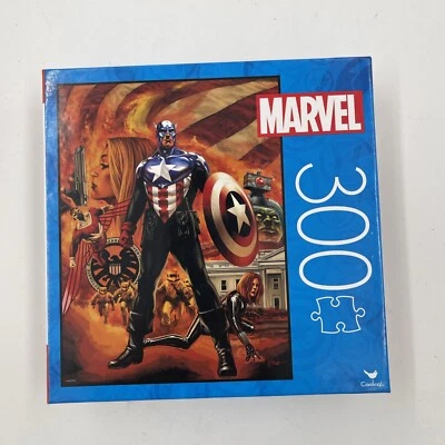 Cardinal Marvel Captain America 300 Pc Jigsaw Puzzle 18” x 24” - Image 1 of 2