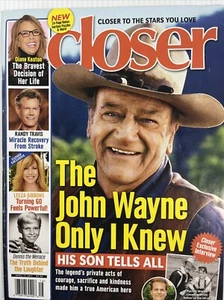 Closer Magazine April 17 2017 - John Wayne Son Tell All - No Label - NM - Imagen 1 de 4
