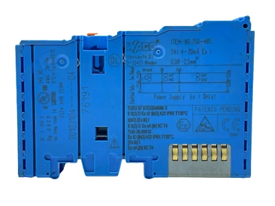 Module D'Entrée Analogique Wago 750-485 / 750485 2 Canaux 4.20ma 24vdc - Photo 1/4