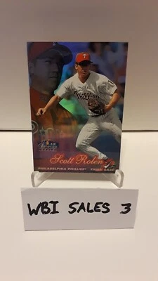 1998 Fleer Flair Showstopper Sec 2 Row 2  Scott Rolen Philadelphia Phillies - Image 1 of 2
