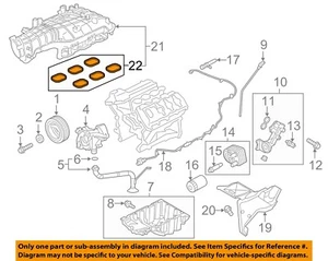 FORD OEM Engine-Intake Manifold Gasket HL3Z9H486A - Picture 1 of 2